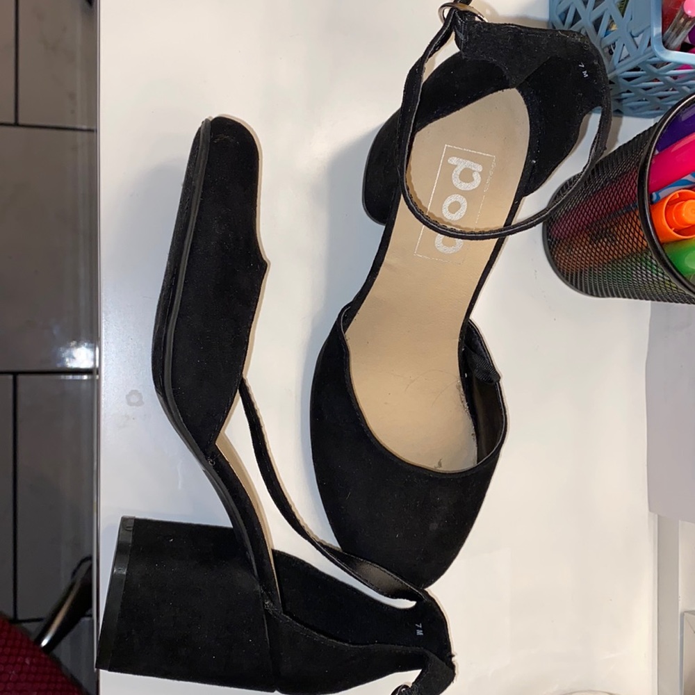 Black heels